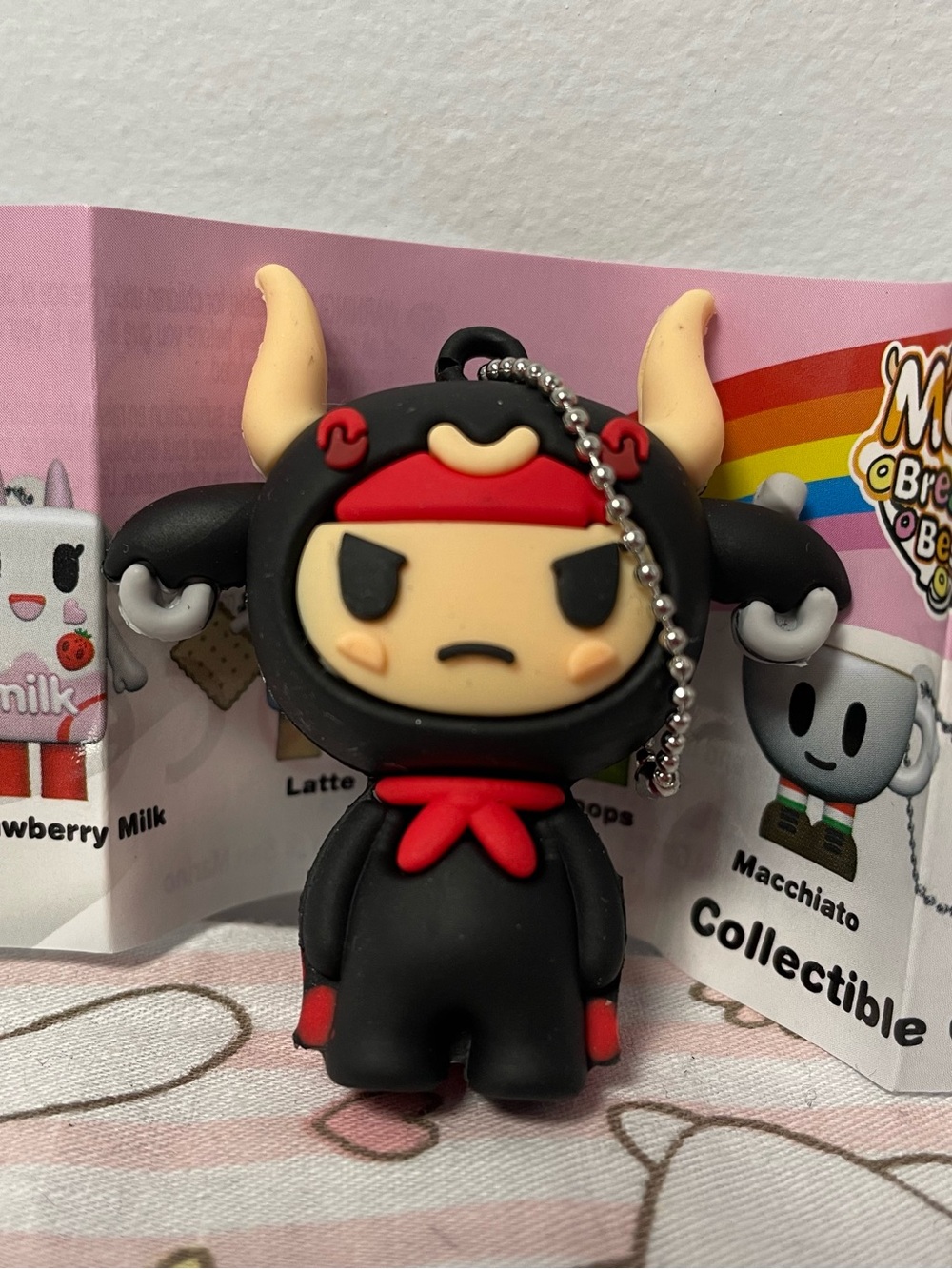 Tokidoki Bulletto Keychain Moofia Breakfast Besties Figure Toy Charm Kawaii New